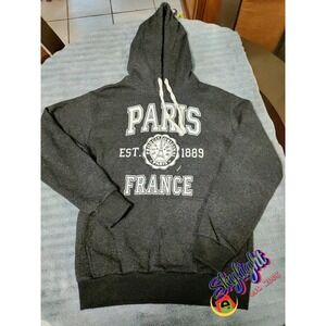 Produit Original Women Gary Long Sleeve Hoodie Authentique Paris Est. 1889 Sz Xs